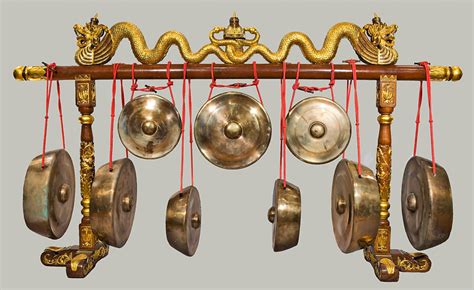 Gongs Suwukan and Kempul from Javanese Gamelan at the National Music Museum