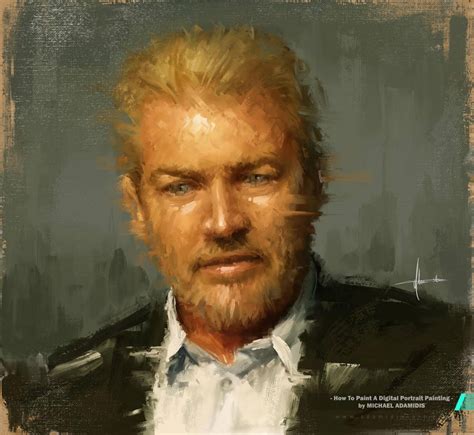 Digital Painterly Style Portrait ART (oil) by MichaelAdamidisArt on ...