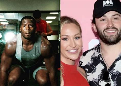 Baker Mayfield's wife Emily praises Browns Nick Chubb's workout