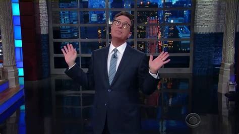 Stephen Colbert monologue talks CEOs turning on Donald Trump