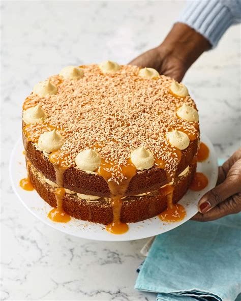 Mango and Coconut Yoghurt Cake with German Buttercream · Nadiya Hussain