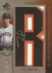 Tim Lincecum Cards, Rookie Cards and Autographed Memorabilia Guide