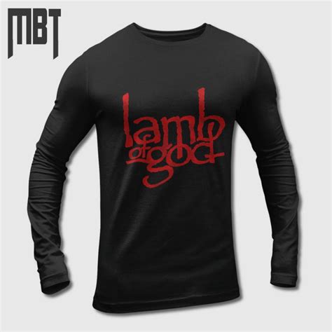 Lamb of God Band Long Sleeve T-Shirt, Lamb of God Logo Long Sleeve Tee ...