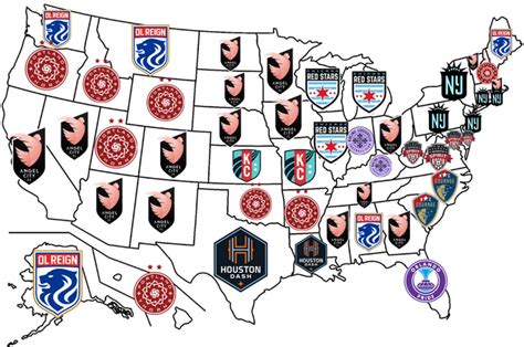 Most-searched NWSL teams in each state : r/NWSL