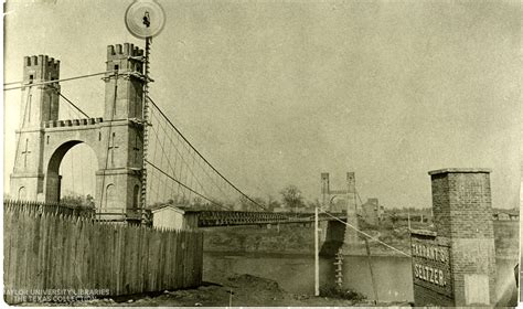 Texas Over Time: The Waco Suspension Bridge at 150 Years, 1870-2020 ...