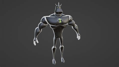 ArtStation - Ben 10 omniverse ALIEN X 3d model