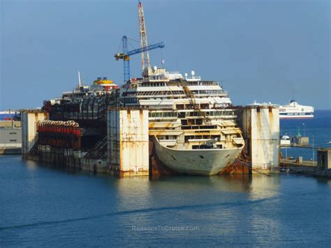 The Wreck Of Costa Concordia in Genoa | Reasons To Cruise