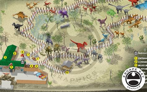 Tourist Attraction Illustrated Map - Theme Park Picture Map