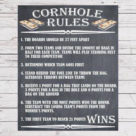 15 Cornhole rules ideas | cornhole, cornhole tournament, cornhole rules