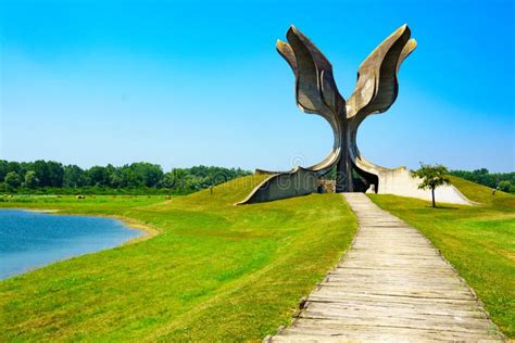 Jasenovac WWII memorial editorial image. Image of famous - 63599950