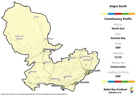 North East Region – Angus South Constituency Map – Ballot Box Scotland