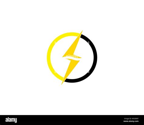 A Letter Lightning Logo Template vector icon illustration design Stock ...