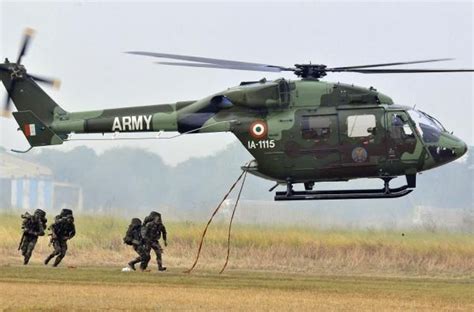 Indian Army Multirole Helicopter HAL Dhruv | Military helicopter ...