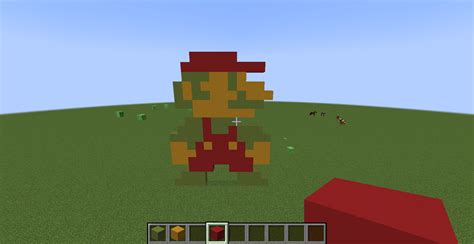 Mario Decoration Statue in Minecraft : r/Mario