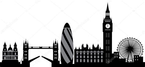 London skyline — Stock Vector © compuinfoto #8452470