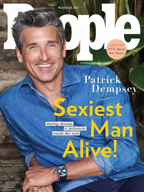 Patrick Dempsey named People magazine's 'Sexiest Man Alive'