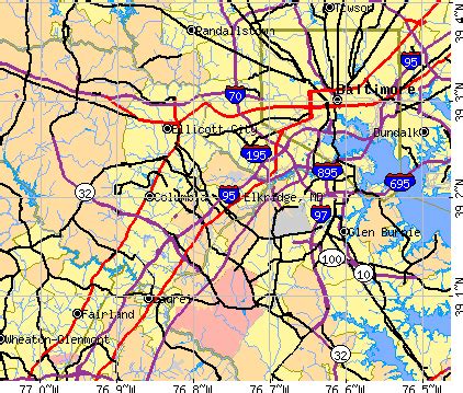 Elkridge, Maryland (MD 20794, 21076) profile: population, maps, real estate, averages, homes ...