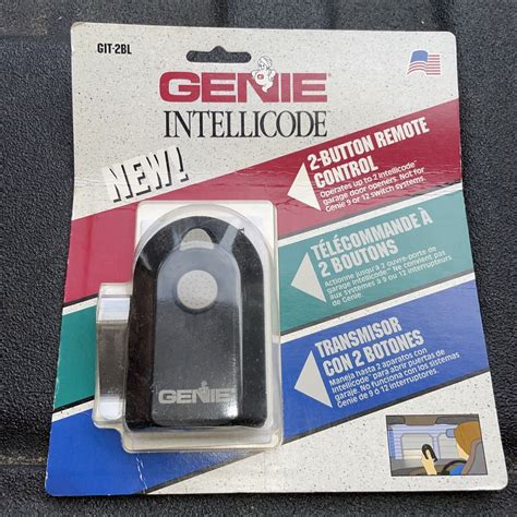 GENIE Intellicode Remote #GIT-2BL Garage Door Opener 2 Button NEW ...