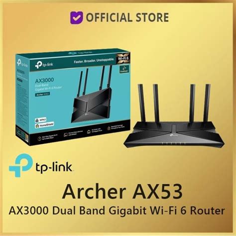 Promo Archer AX53 AX3000 Dual Band Gigabit Wi-Fi 6 Router - AX 53 - Multivariasi Multicolor ...