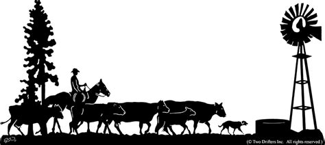 The best free Cattle silhouette images. Download from 341 free ...