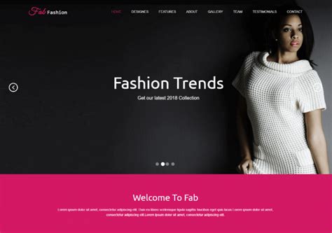 30 Best Free Fashion HTML Website Templates 2024