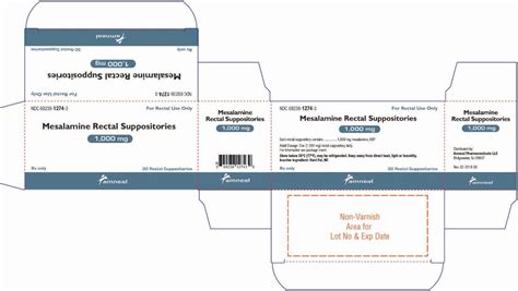 Mesalamine by Amneal Pharmaceuticals NY LLC MESALAMINE suppository