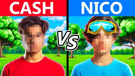 REALISTIC CASH vs REALISTIC NICO in Minecraft! - Minecraft videos