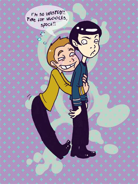 Kirk & Spock - Spirk Fan Art (10302248) - Fanpop