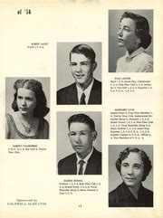 Caldwell High School - Blue Jay Yearbook (Caldwell, KS), Class of 1956, Page 16 of 74