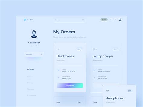 Order tracking by turaluix on Dribbble