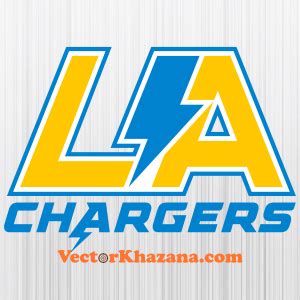 Buy NFL Los Angeles Chargers Svg Png online in USA