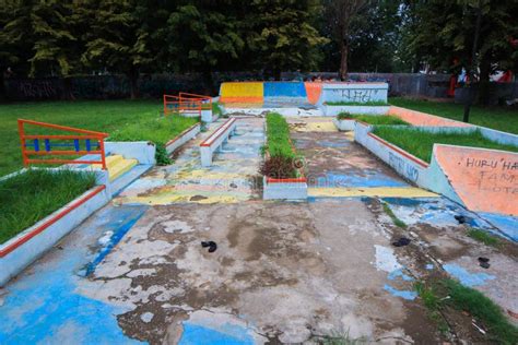 Old abandoned playground stock image. Image of young - 144354449