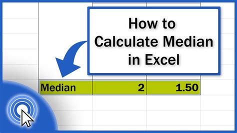 How to Calculate the Median in Excel (Quick and Easy) - YouTube