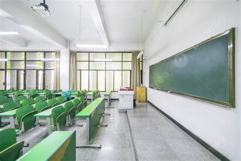 Empty Classroom Blackboard Background, Classroom, School, Blackboard Background Image And ...