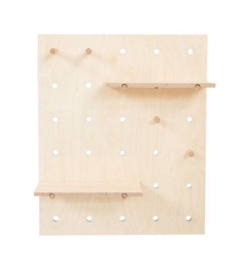 pegboard | Peg board, Plywood shelves, Coastal living