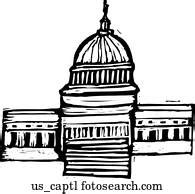 US Capitol Clipart | us_captl | Fotosearch