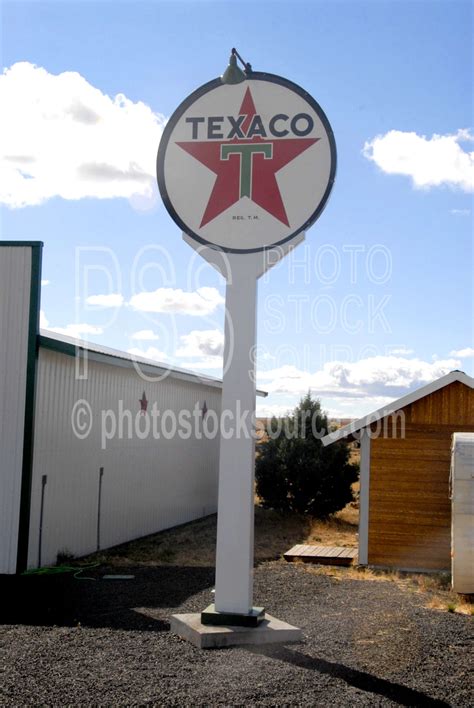 Photo of Texaco Sign by Photo Stock Source - signs, Shaniko, Oregon ...