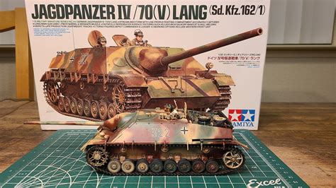 German Jagdpanzer IV/70(V)Lang -- Plastic Model Military Vehicle Kit ...