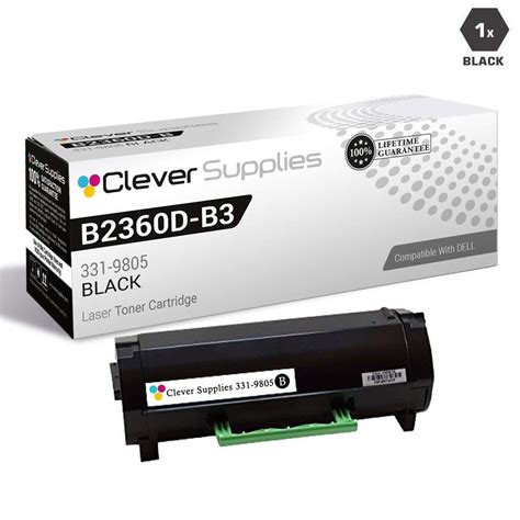 Compatible Dell B2360D Toner Cartridge Black - Clever Supplies Ink ...