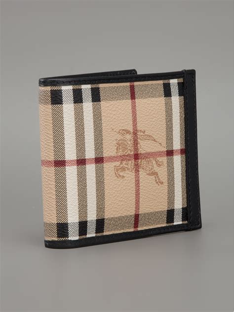 Lyst - Burberry 'haymarket' Wallet in Brown for Men