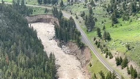 Yellowstone aerial views show significant damage to landscape after ...