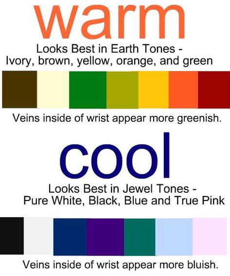 Clothes color for warm or cool undertone. I am warm undertone. | Skin ...