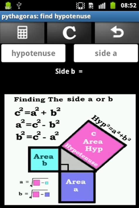 Pythagoras theorem calculator for Android - APK Download