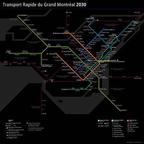 Metro/REM/REM de l'Est map : r/montreal