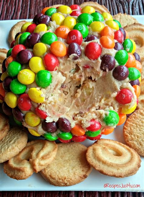 Skittles Cheese Balls - Sweet and Sour Super Bowl Cheese Ball Recipes