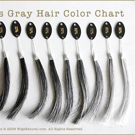 Silver Grey Hair Color Charts for Reference | Grey hair colour chart ...