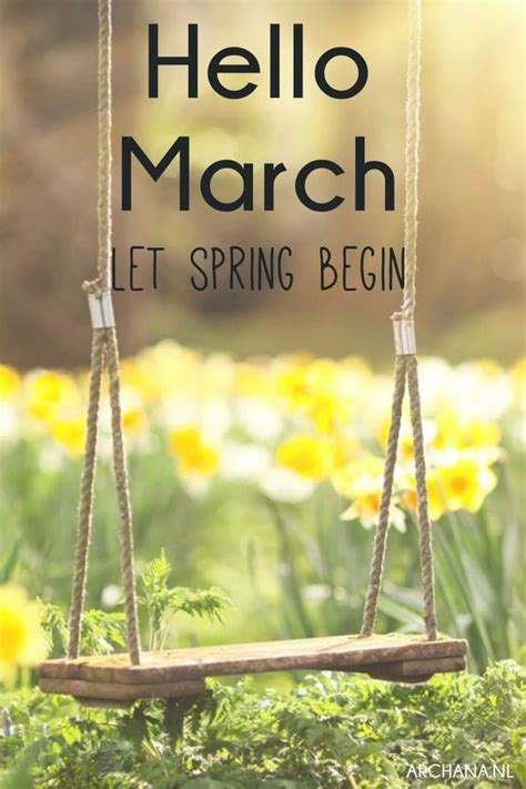 Let Spring Begin, Hello March Pictures, Photos, and Images for Facebook, Tumblr, Pinterest, and ...