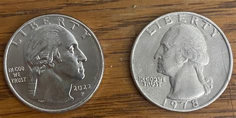 I just noticed they updated the 2022 quarters and gave George an update. : r/mildlyinteresting