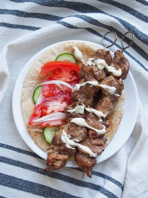 Lamb shish kebab - Caroline's Cooking