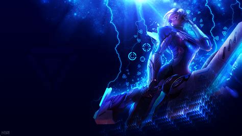 PROJECT: Ashe Wallpaper - 1920x1080 DISRUPTION by AliceeMad on DeviantArt